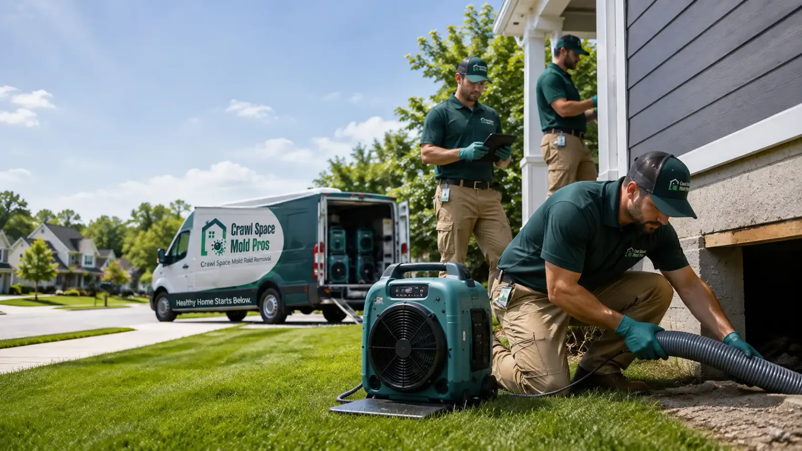 Crawl Space Mold Removal in Darfur, MN